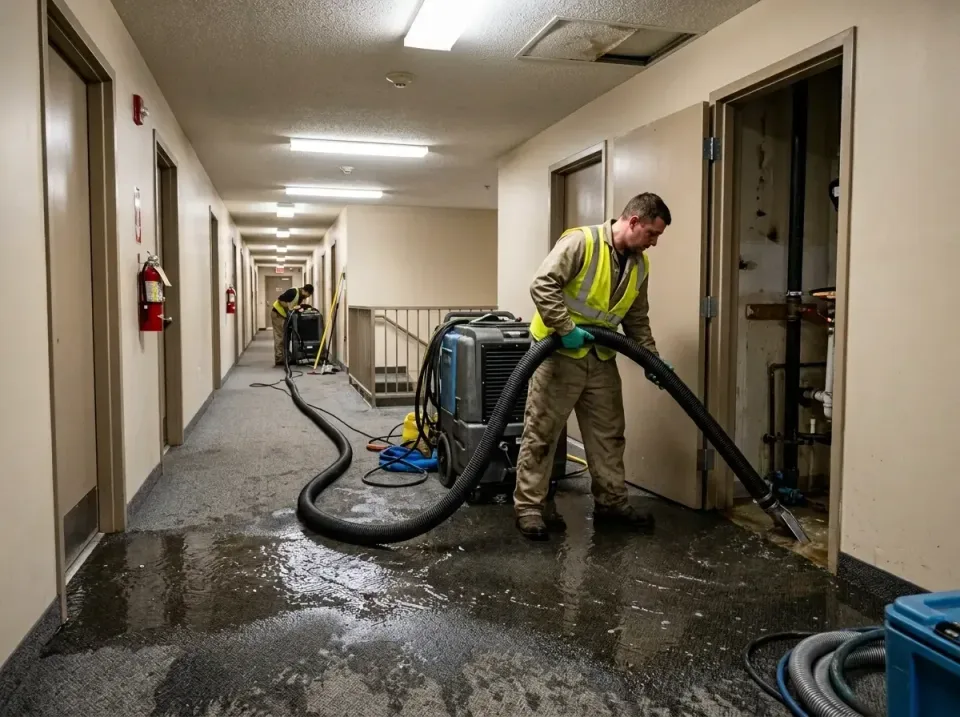 multi-unit-apartment-hallway-f-005 — frequently asked questions, Emergency Burst Pipe Water Extraction & Removal in Frederic…